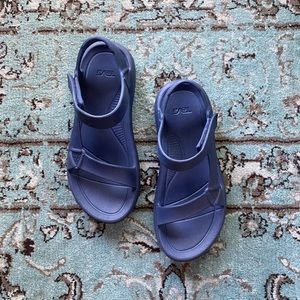 Blue Velcro Teva Sandals